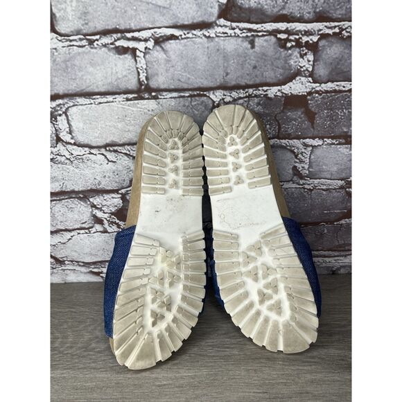 Jack Rogers Blue Denim Slide Knotted Bow Casual Sandals Women’s Sz 8.5M US/39EU - Picture 11 of 16